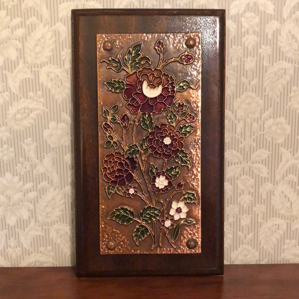 Antique Rose Flower Wall Art